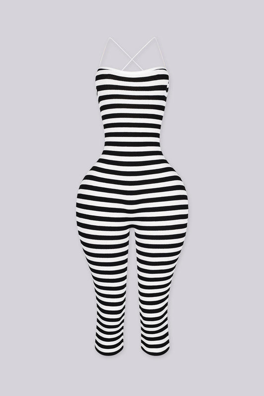 Peppermint Rush Capri Jumpsuit