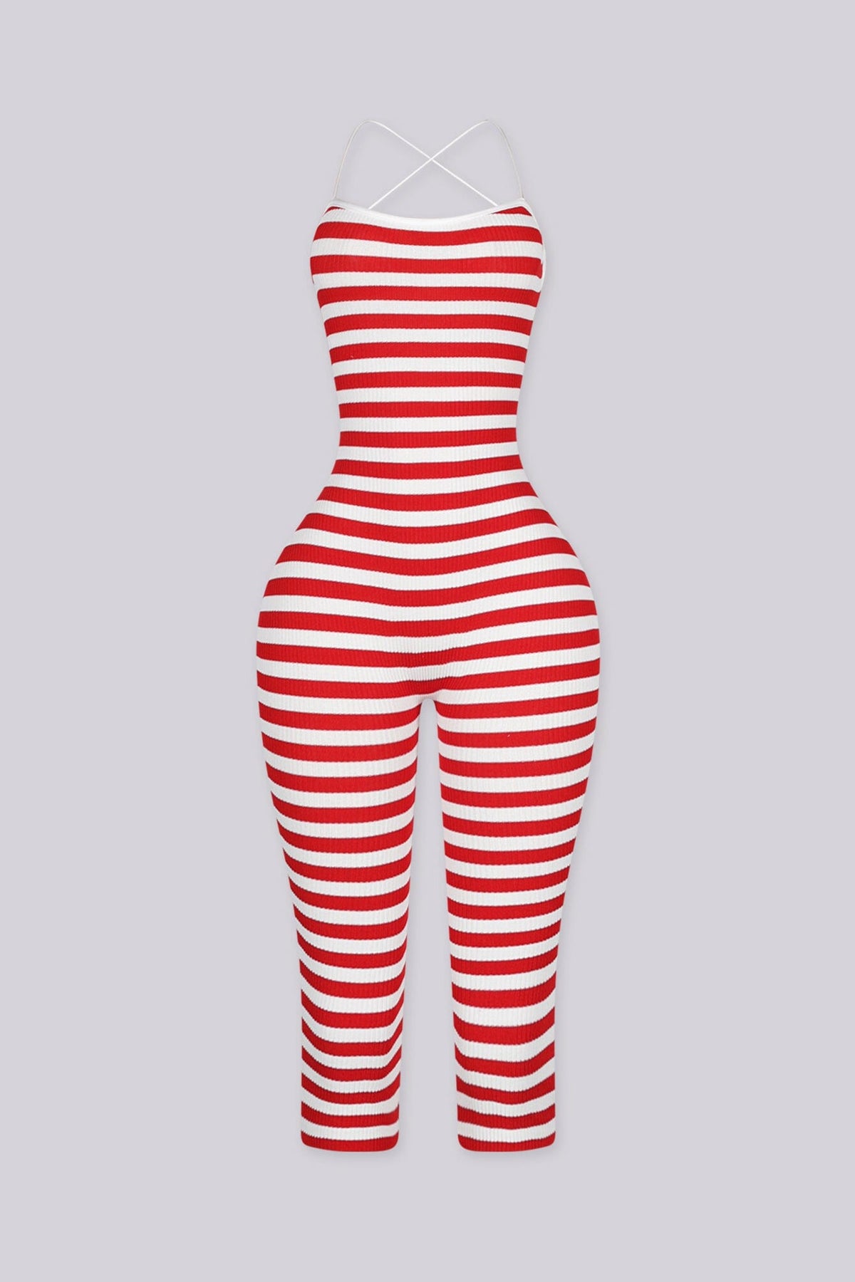Peppermint Rush Capri Jumpsuit