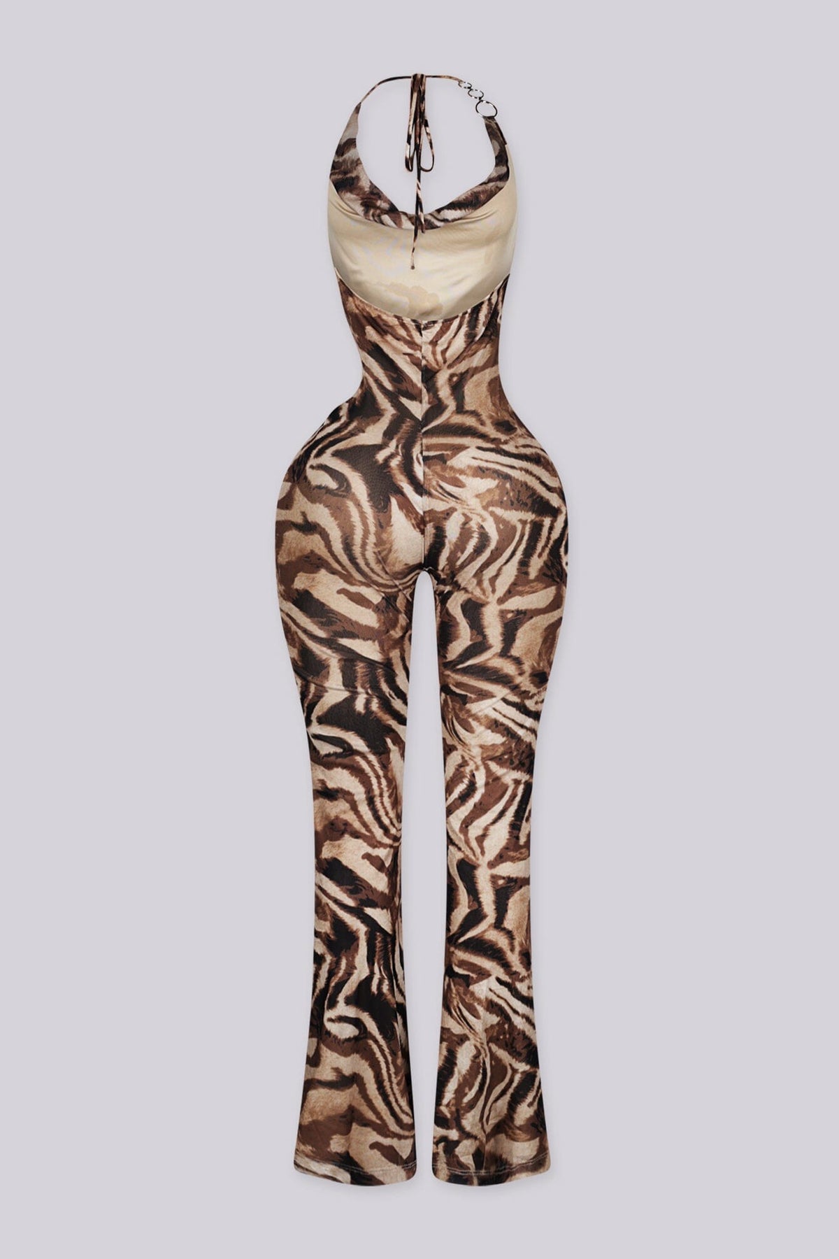 Marbled Reverie Cowl Neck Jumpsuit