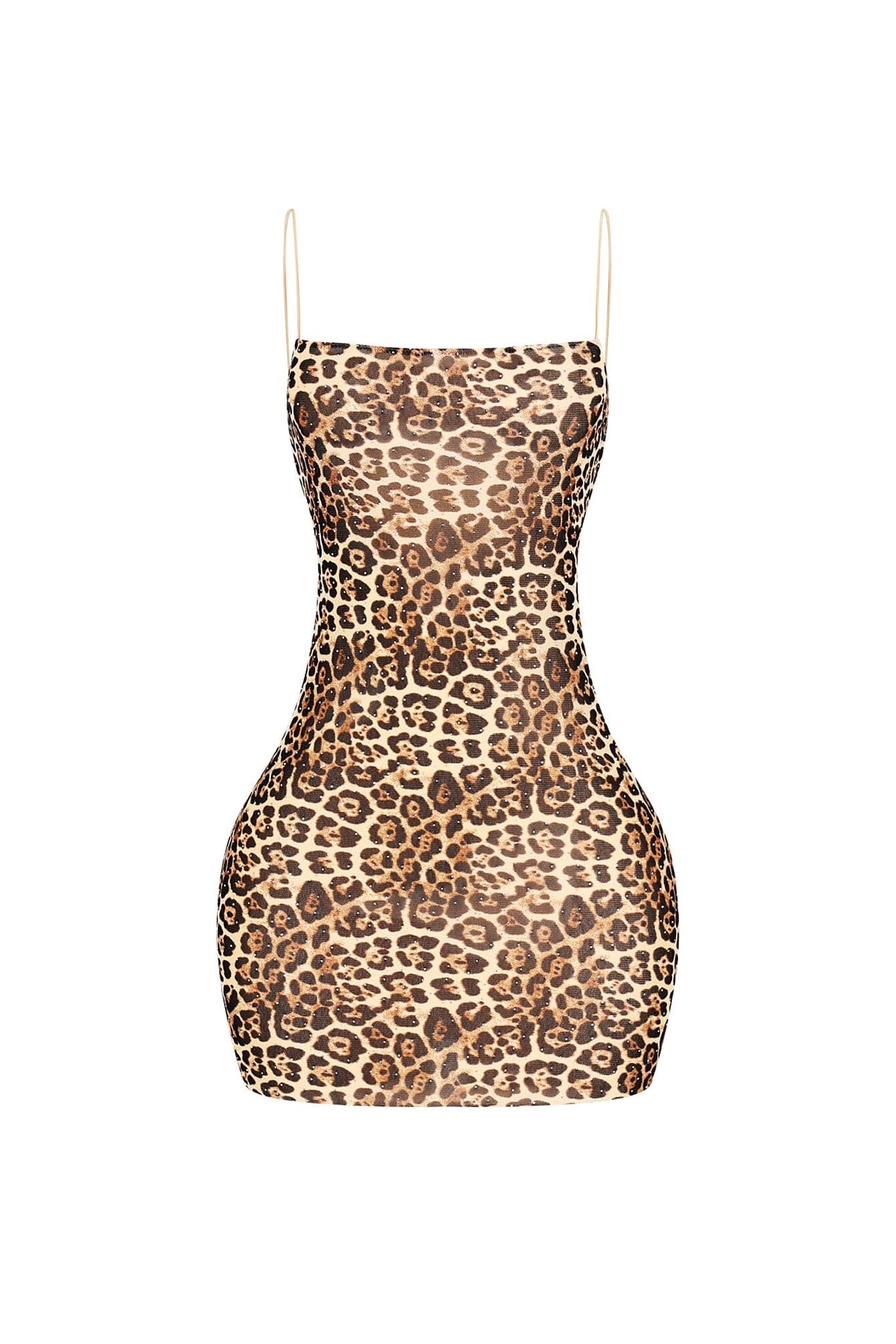 Poised In Milan Leopard Mini Dress