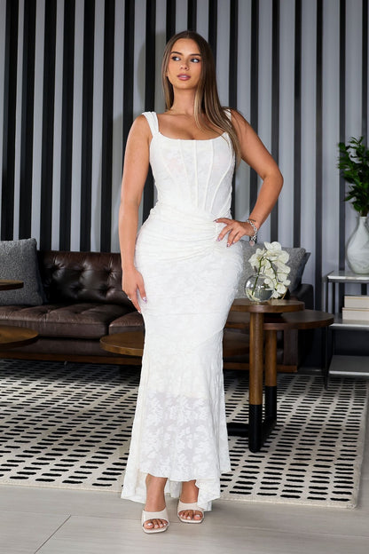 Romantic Mermaid Maxi Dress
